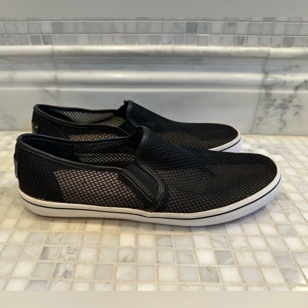 Kate Spade Women’s Black Sallie Mesh Slip-On Sneakers Size 10